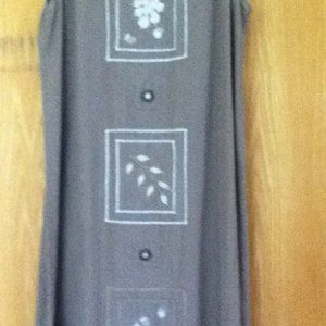 Long Length Milk Chocolate Colored Dress